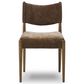 Four Hands Jayla Armless Dining Chair with Altair Mushroom Fabric in Toasted Oak, , large