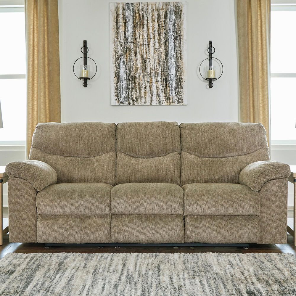 Ashley Alphons Manual Reclining Sofa in Briar, , large