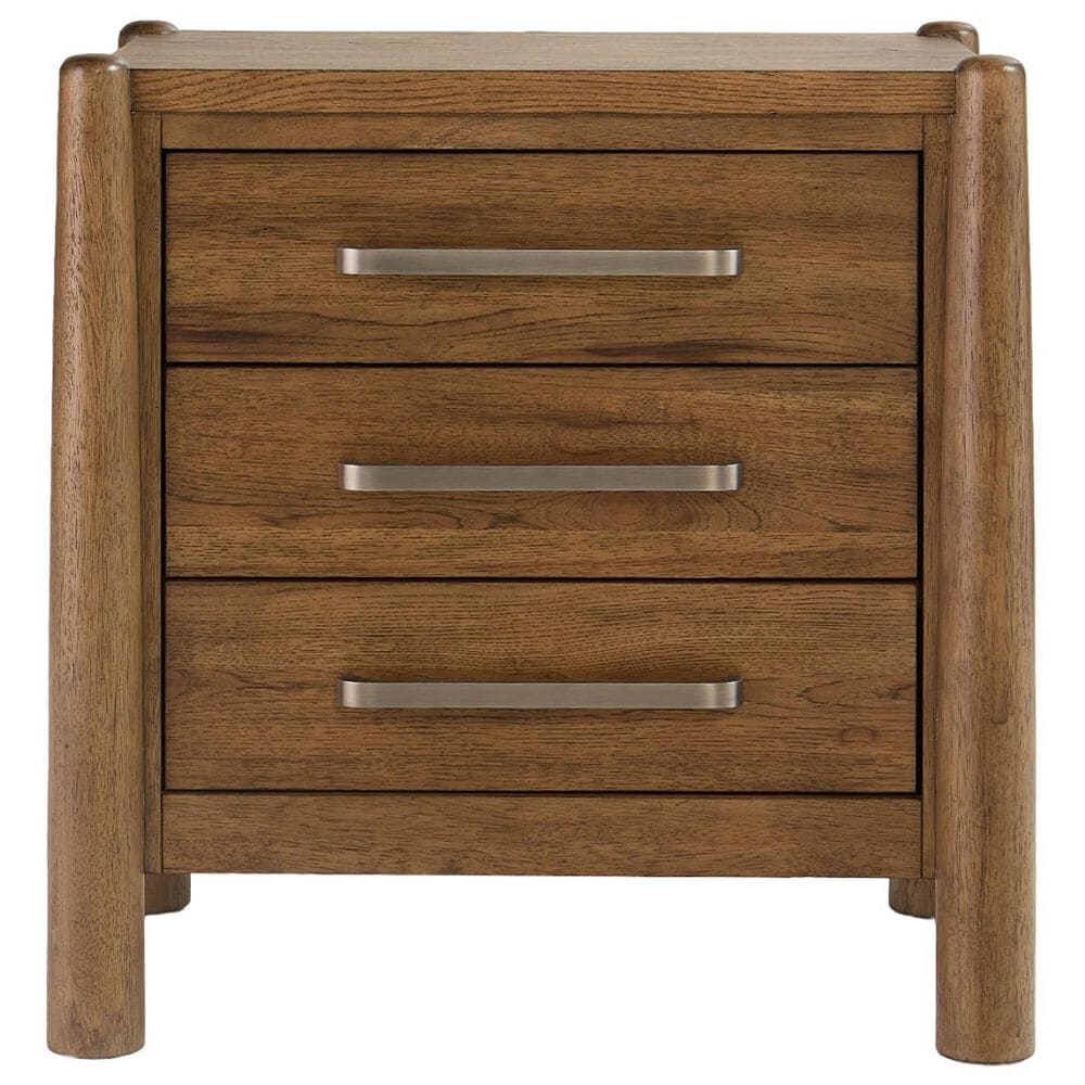 Riverside Furniture Henderson 4 Piece Queen Platform Panel Bedroom Set in Toasted Pecan, , large