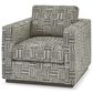 Massoud Slim Swivel Chair in Entwine Quartz, , large