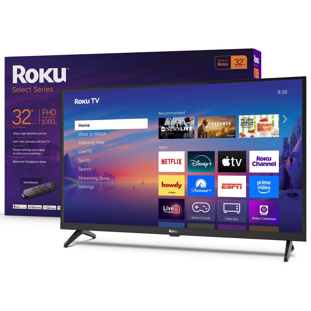 Roku 32" Class Select Series HD LED in Black - Smart TV, , large