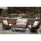 Ashley Paradise Trail Swivel Lounge Chair in Medium Brown (Set of 2), , large