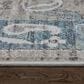 Feizy Dartmouth 39QLF 9" x 12" Gray and Multicolor Area Rug, , large