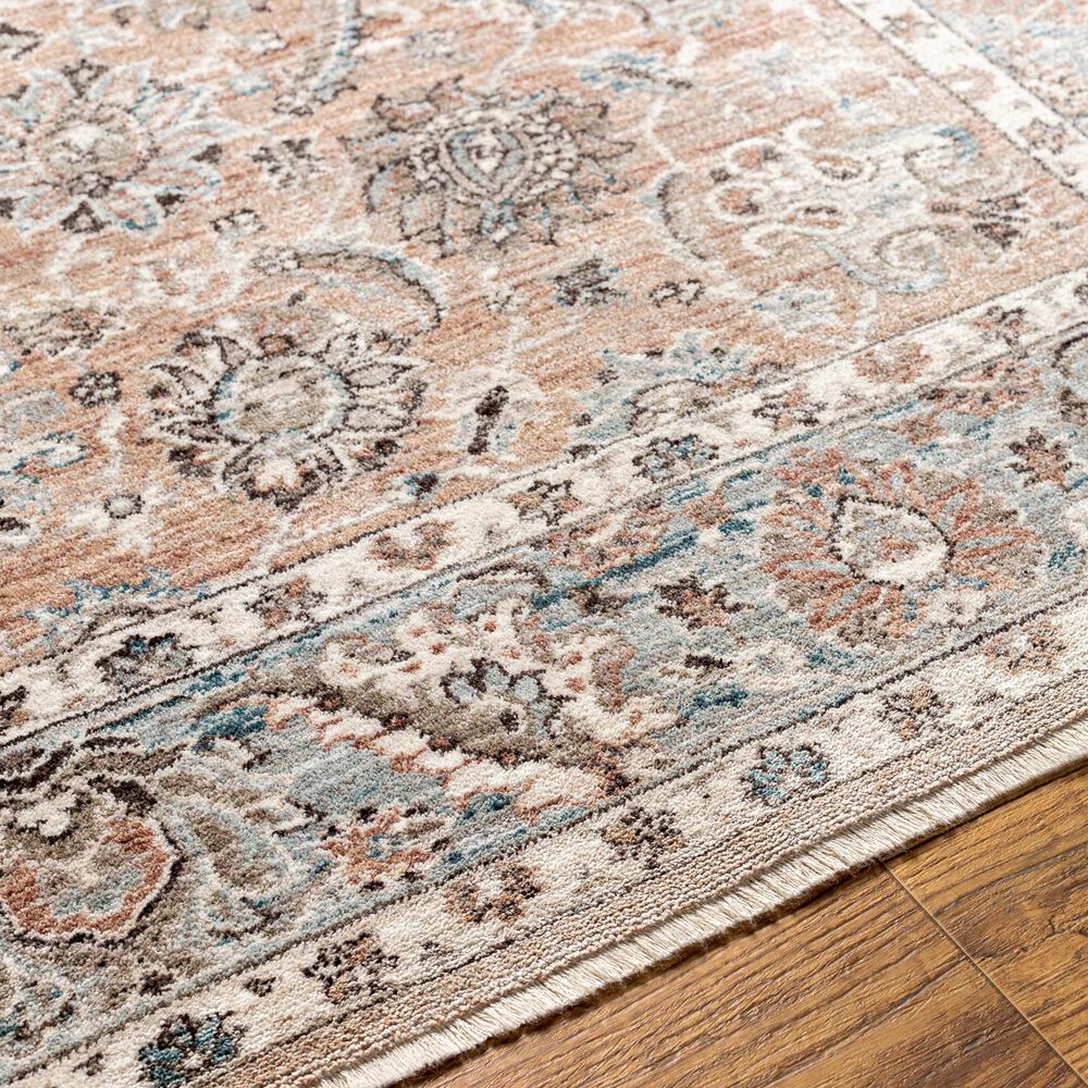 Surya Carlisle Oriental 5&#39;3&quot; x 7&#39;9&quot; Mauve, Pale Blue, Ivory, Light Gray, Brick Red, Dusty Sage and Medium Brown Area Rug, , large