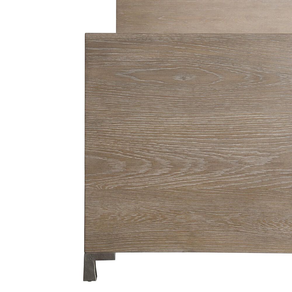 Bernhardt Aventura King Panel Bed in Marcona and Frosted Nickel, , large