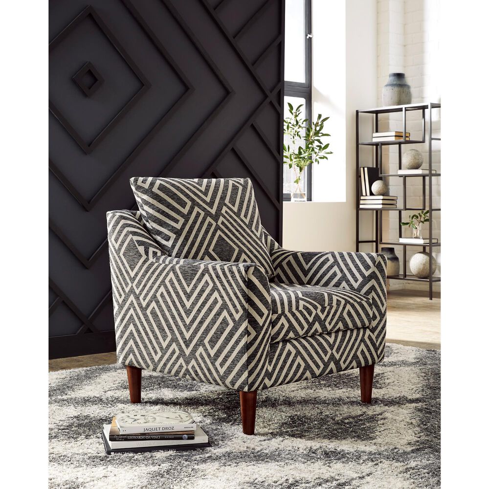 Ashley Morrilton Next-Gen Nuvella Accent Chair in Natural and Charcoal, , large
