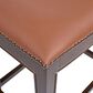 Jennifer Taylor Home Barlow 24.5" Backless Saddle Counter Stool in Bourbon Brown, , large
