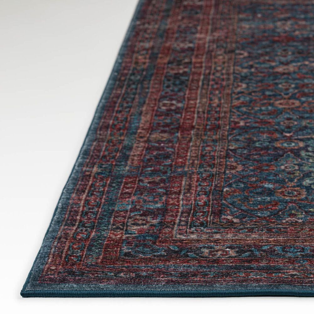 Dalyn Rug Company Jericho Traditional 2&#39;6&quot; x 8&#39; Navy Indoor/Outdoor Runner, , large