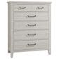 Viceray Collections Passageways 5 Drawer Chest in Oyster Grey, , large