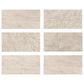Soho Studio Carvina Carved Comb Porto Beige 12" x 24" Stone Tile, , large