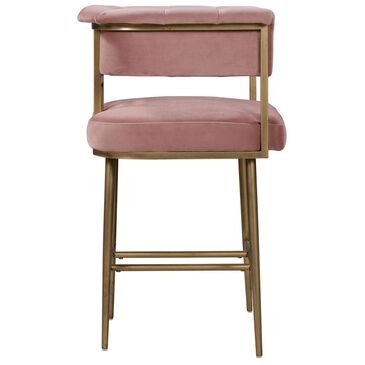 Tov Furniture Astrid Velvet Counter Stool in Blush, , large