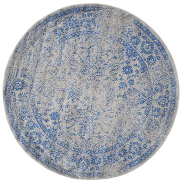 Safavieh Adirondack ADR109A-10R 10" x 10"  Grey/Blue Round Rug, , large