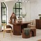 Transformer Table Round Dining Bench in Royal Walnut, , large