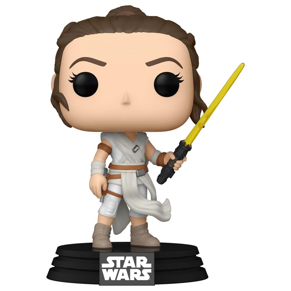 Funko Pop! The Rise of Skywalker - Rey with Yellow Lightsaber, , large