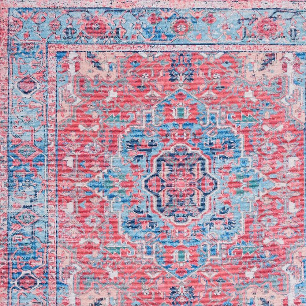 Safavieh Serapi  4&#39; x 6&#39; Light Blue and Red Area Rug, , large
