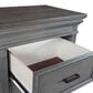 Riva Ridge Caraway 5-Drawer Sliding Door Chest in Aged Slate, , large