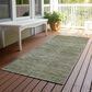 Dalyn Rug Company Soft Essentials Solid Sage 2"3" x 7"6" Indoor/Outdoor Runner, , large