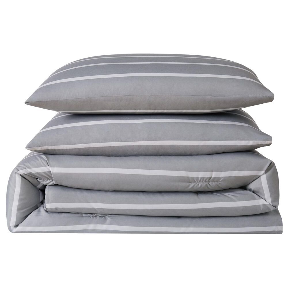 Pem America Truly Soft Maddow 3-Piece Full/Queen Comforter Set in Grey, , large