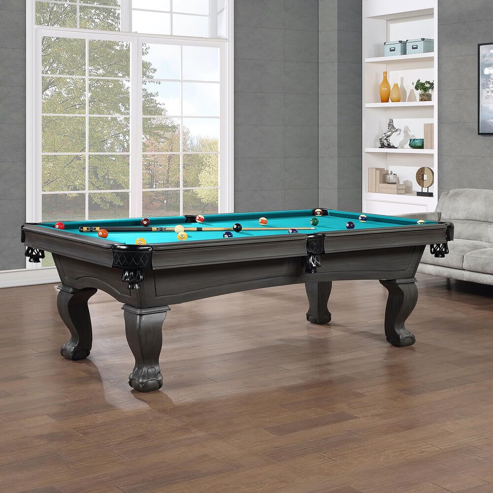 Imperial 8&#39;pool Table with Accessories in Black, , large