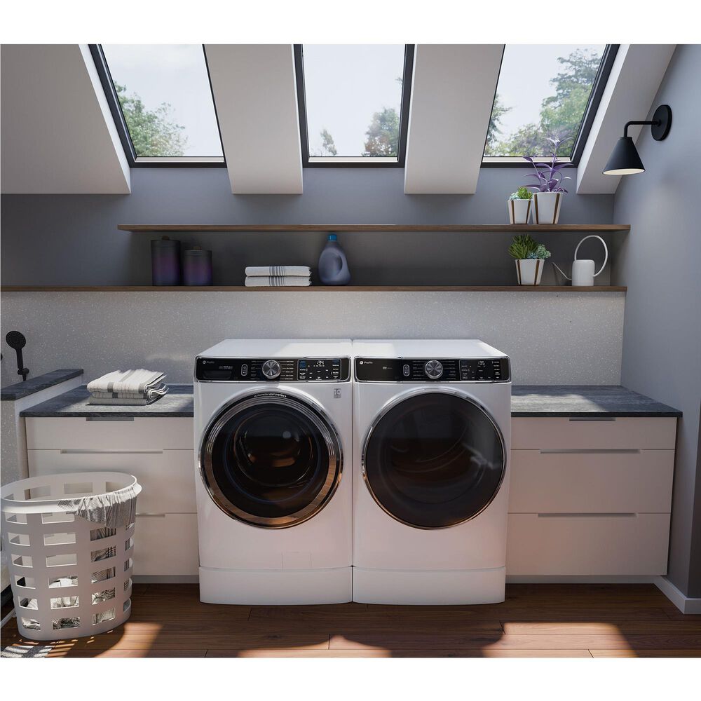 GE Profile GE Profile 7.8CF Capacity Smart Front Load Gas Dryer, , large