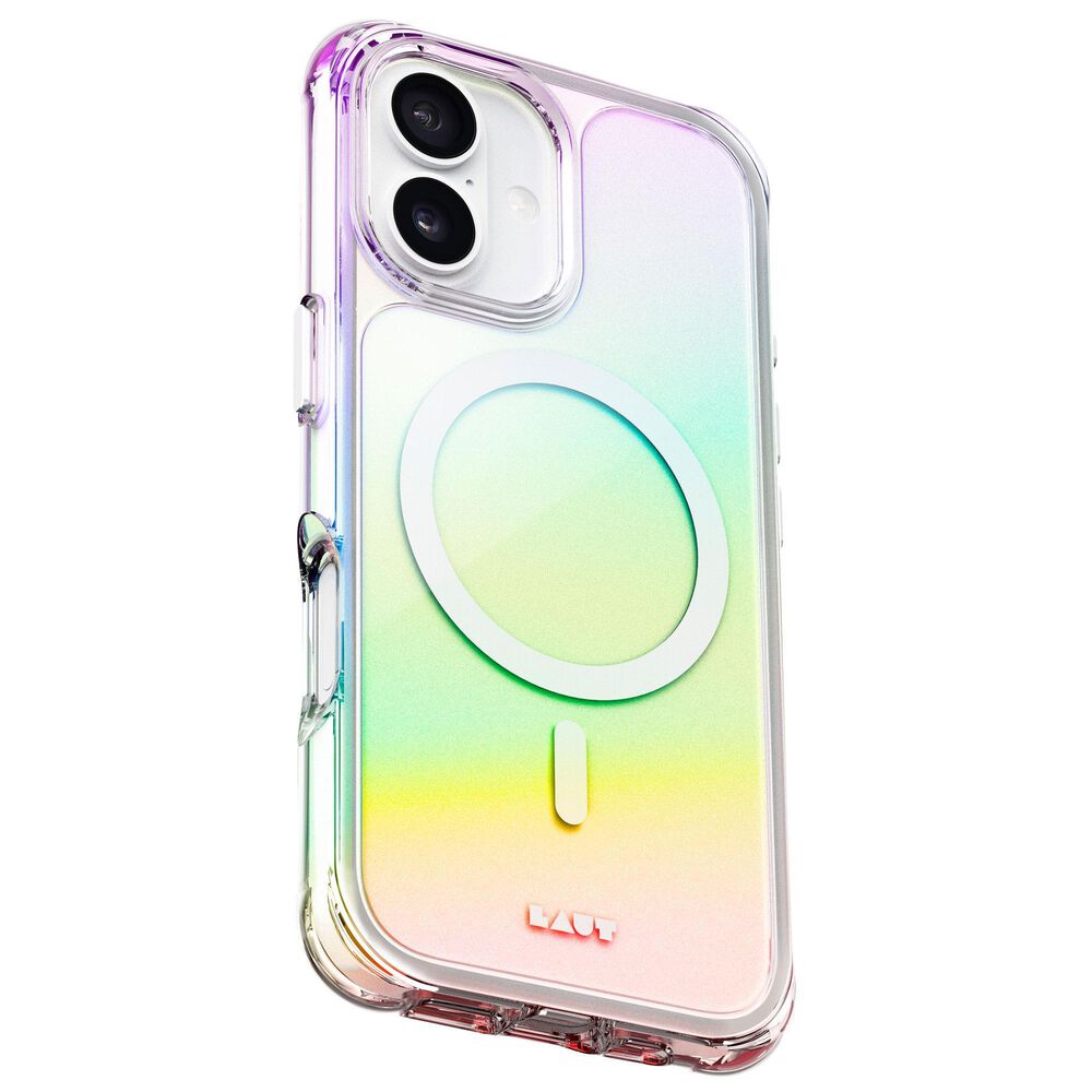 LAUT Aero Holo Case with MagSafe for iPhone 17 in Pearl, , large