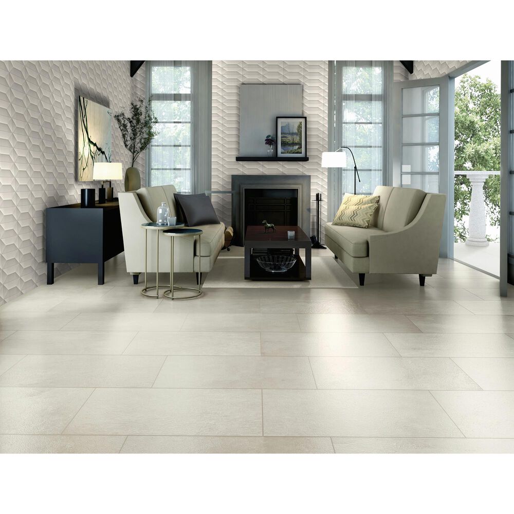 Dal-Tile Mythology Olympus 4&quot; x 12&quot; Wave Crest Ceramic Tile, , large