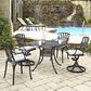 Homestyles Grenada 5-Piece Dining Set in Gray, , large