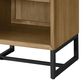 Eastern Shore Newport 1-Drawer Nightstand in Natural Oak and Matte Black, , large