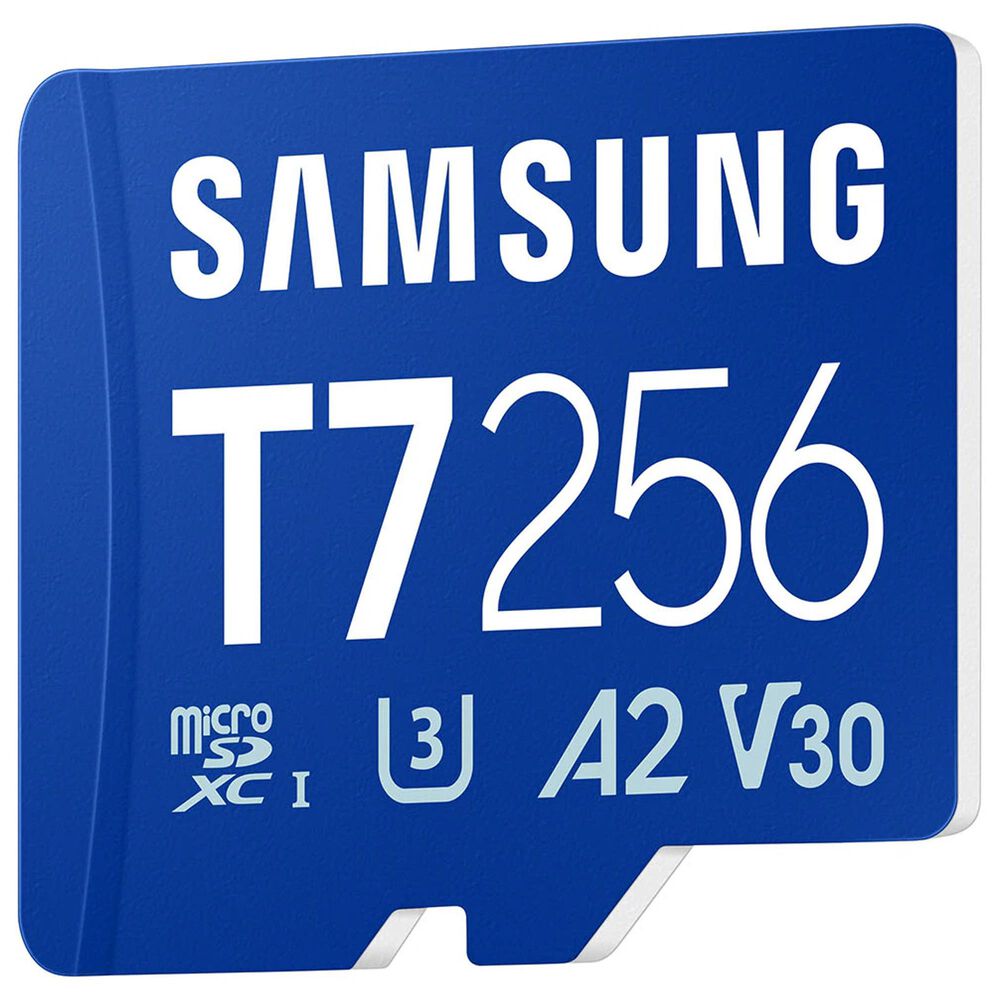 Samsung 256GB T7 UHS-I microSDXC Memory Card in Blue, , large