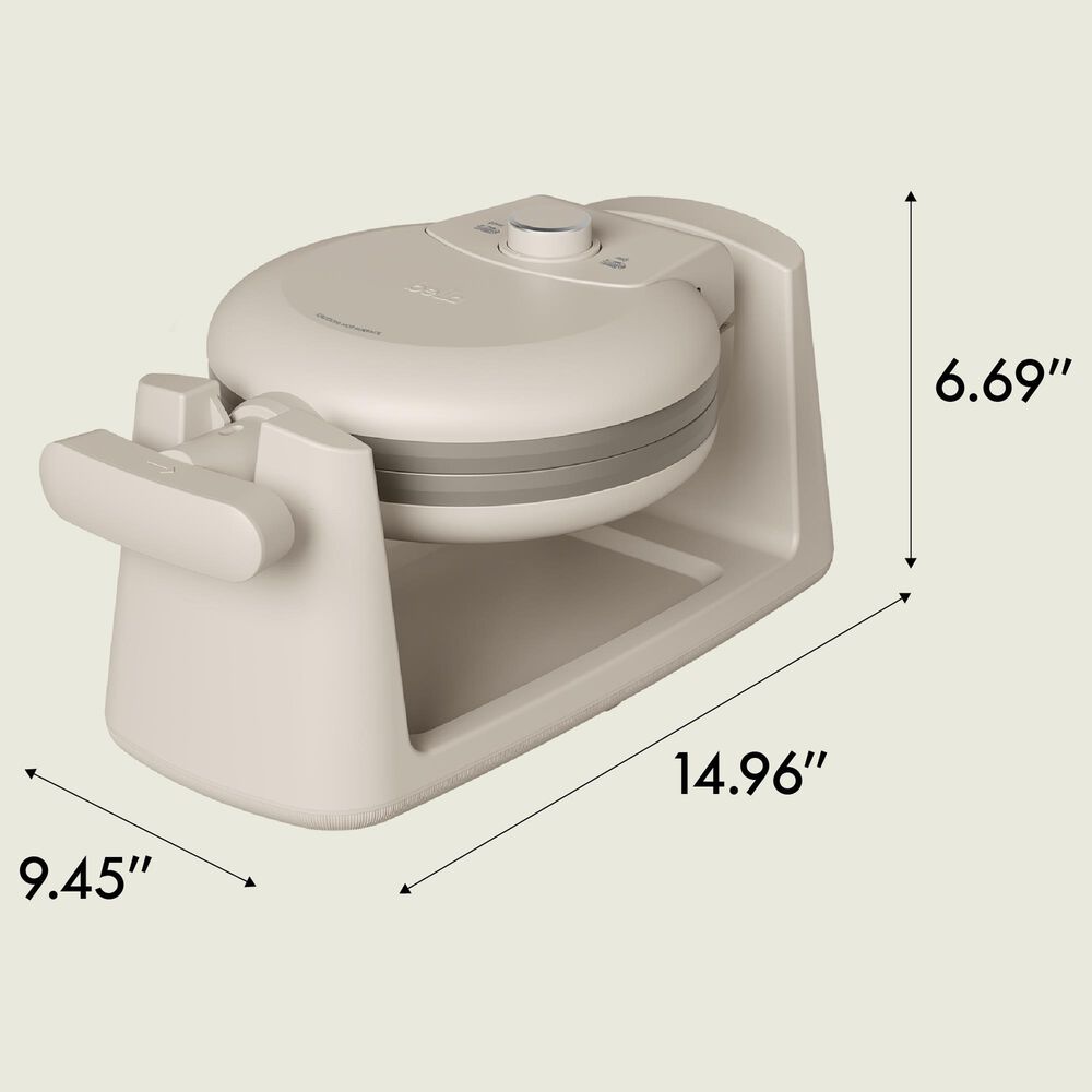 Bella Golden Rotating Waffle Maker in Oatmilk, , large