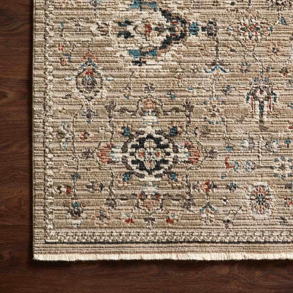 Loloi Leigh 2&#39;7&quot; x 7&#39;8&quot; Dove and Multicolor Runner, , large