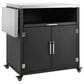 Hearth and Haven Patio Serving Cart in Matte Black, , large