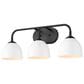 Golden Lighting Zoey 3-Light Bath Vanity in Matte Black, , large