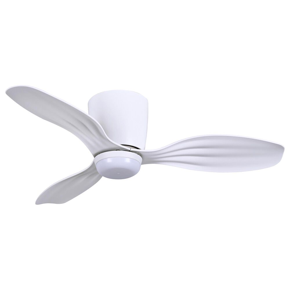Minka-Aire Ventiara 36" LED Flush Mount Indoor/Outdoor Ceiling Fan in Flat White, , large