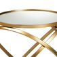 Baxton Studio Desma End Table in Brushed Gold, , large