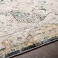 Surya Cardiff CDF-2303 Medium Gray, Light Blue, Mustard and Dark Blue 5" x 7"5" Area Rug, , large