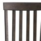 Mayberry Hill Stone 24" Slat Back Counter Stool in Dark Ash, , large