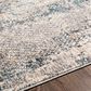 Surya Cardiff CDF-2302 Light Gray, Charcoal, Light Beige, Tan and Dark Blue 10" x 13"11" Area Rug, , large