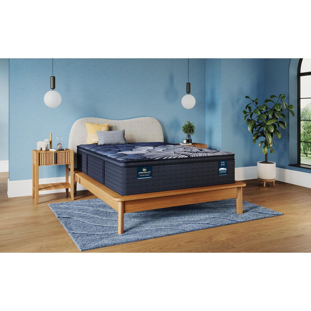 Serta Perfect Sleeper X Quilted Hybrid Max Plush Pillow Top Queen Mattress, , large