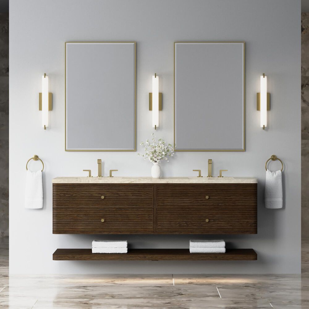 James Martin Allamari 72" Double Bathroom Vanity in Sable with 3 cm Tajnar Eclos Top and Rectangular Sinks, , large