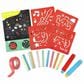 Hape Toys Chalks and Stencils Art in Multicolor, , large