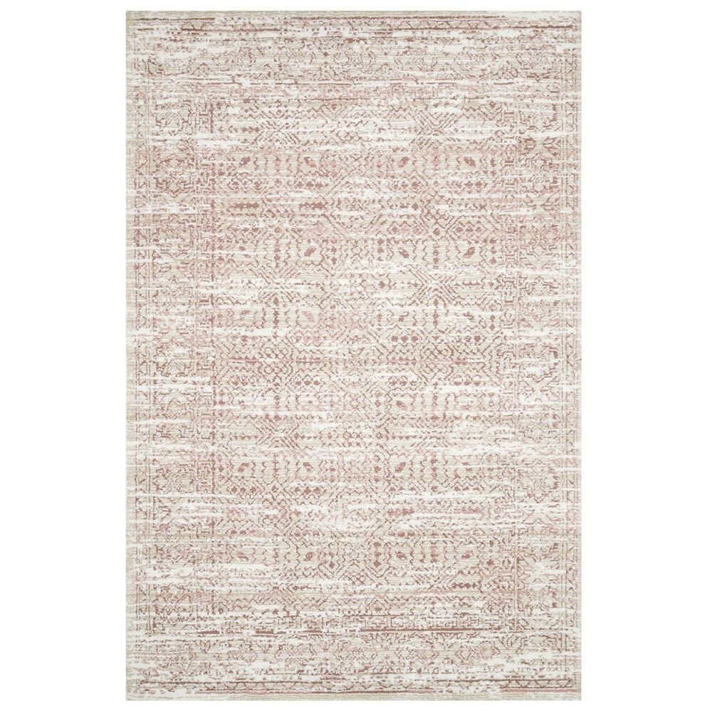 Magnolia Home Lotus LB-11 7'9" x 9'9" Ivory and Blush Area Rug, , large