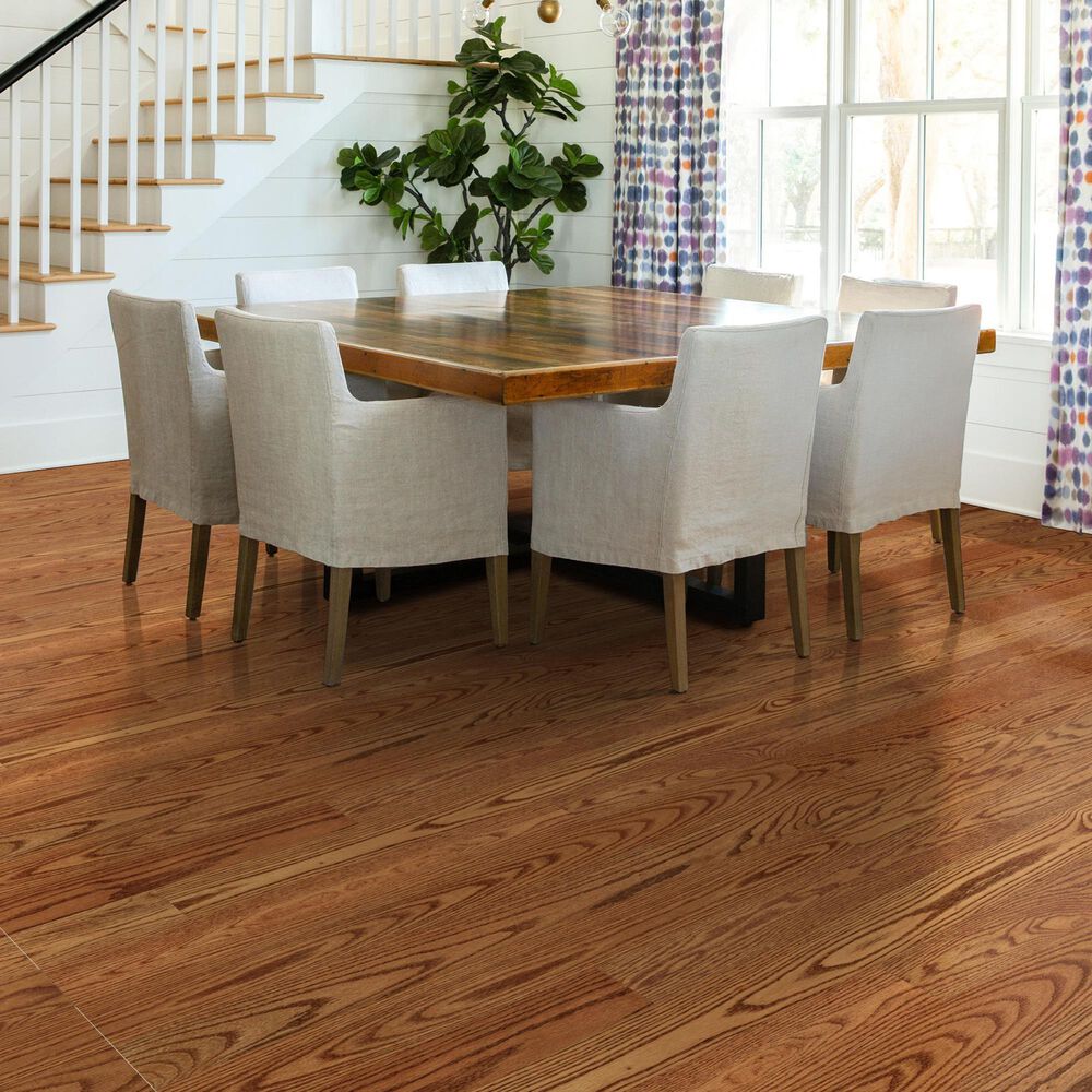 Shaw Lineage 5" Gunstock Oak Engineered Hardwood, , large