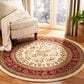 Safavieh Lyndhurst 5"3" Round Ivory and Red Area Rug, , large