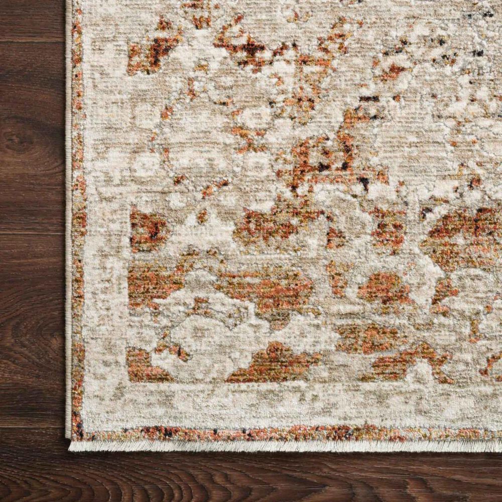 Loloi Theia THE-07 2&#39;10&quot; x 10&#39; Natural and Rust, , large