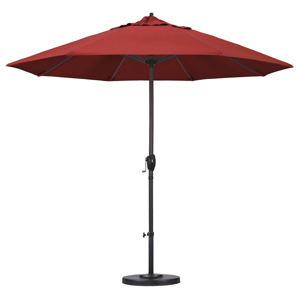 California Umbrella Casa 9&#39; Red Market Umbrella without Base, , large