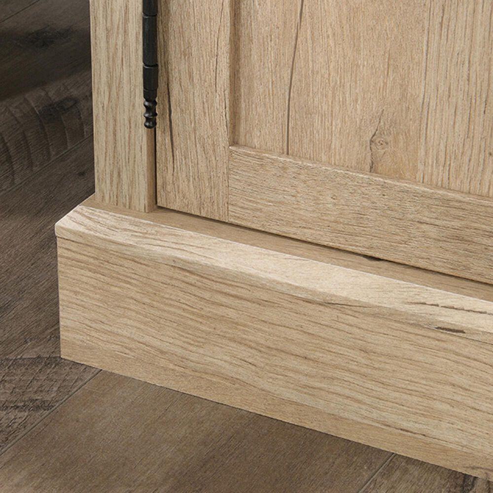 Sauder Aspen Post Credenza Desk in Prime Oak, , large