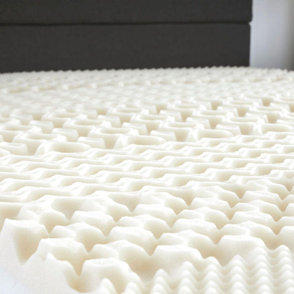 Comfort Tech 1.5" 7-Zone Full Mattress Topper, , large