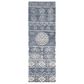 Safavieh Micro-Loop MLP607M 2"3" x 7" Blue and Ivory Runner, , large