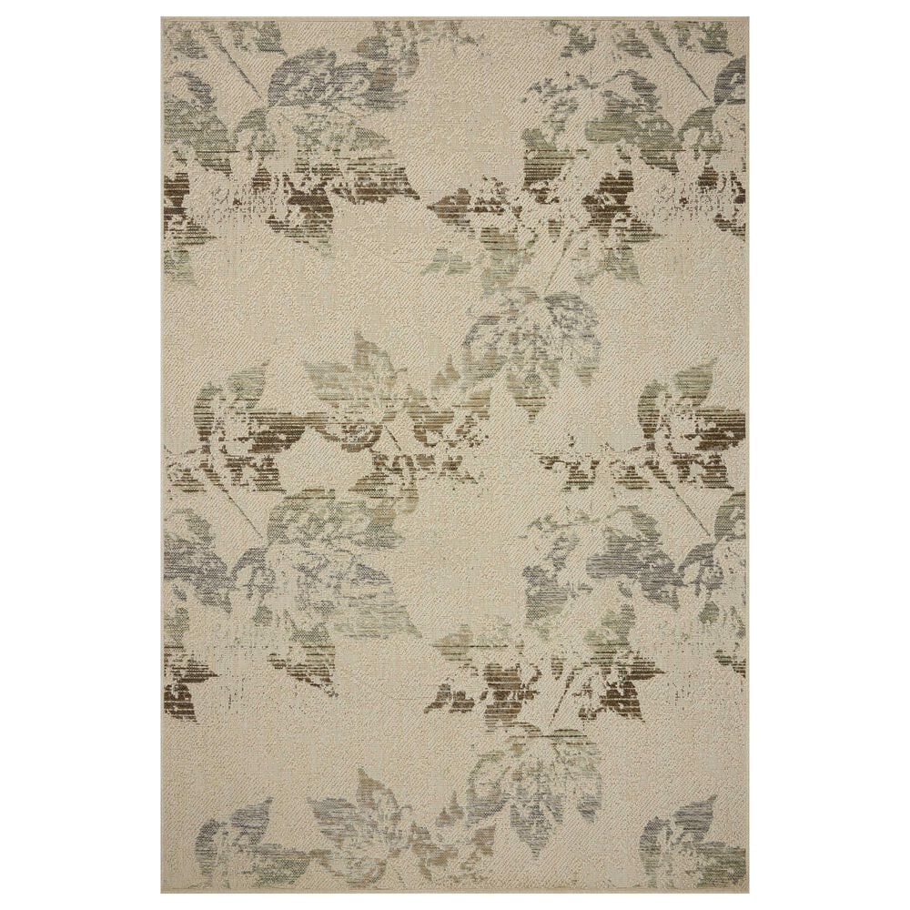 Loloi Saylor Ivory and Bark 8"6" x 12" Indoor/Outdoor Area Rug, , large